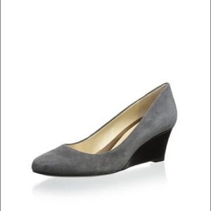 CALVIN KLEIN Yana suede wedges Grey sz 7